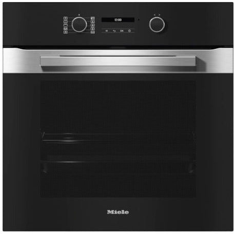 Miele 76L Built-In Electric Single Oven - Stainless Steel/Clean Steel | H2861BP from Miele - DID Electrical