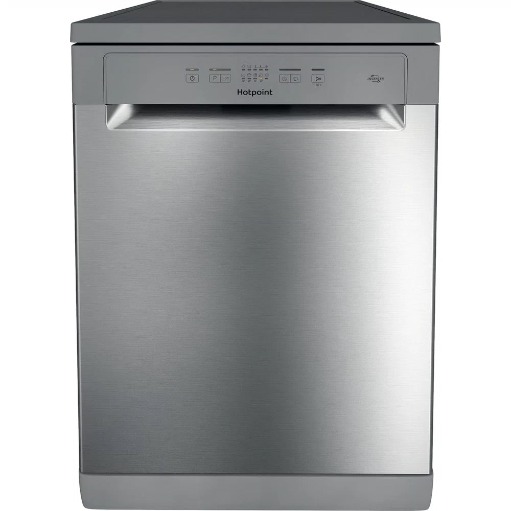 Hotpoint Hydroforce 14 Place Freestanding Standard Dishwasher - Inox | H2FHL626X UK from Hotpoint - DID Electrical