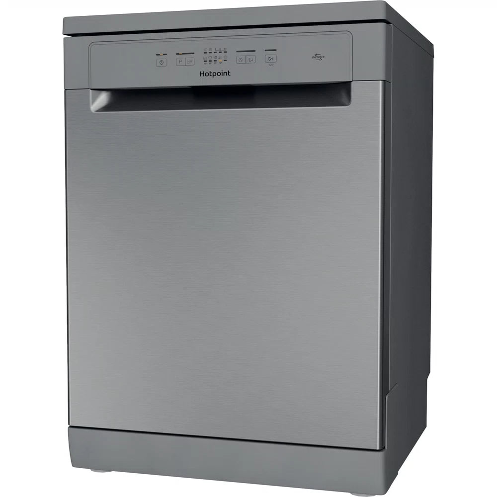 Hotpoint Hydroforce 14 Place Freestanding Standard Dishwasher - Inox | H2FHL626X UK from Hotpoint - DID Electrical