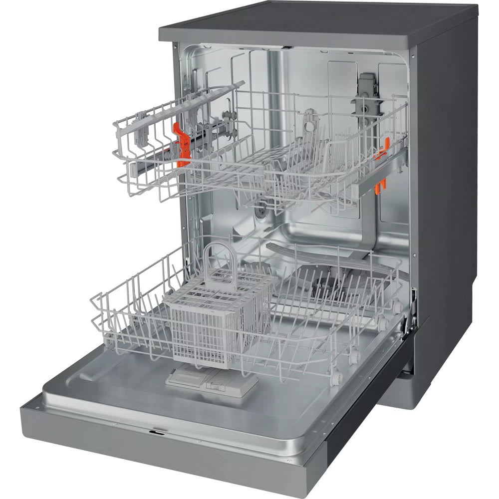 Hotpoint Hydroforce 14 Place Freestanding Standard Dishwasher - Inox | H2FHL626X UK from Hotpoint - DID Electrical