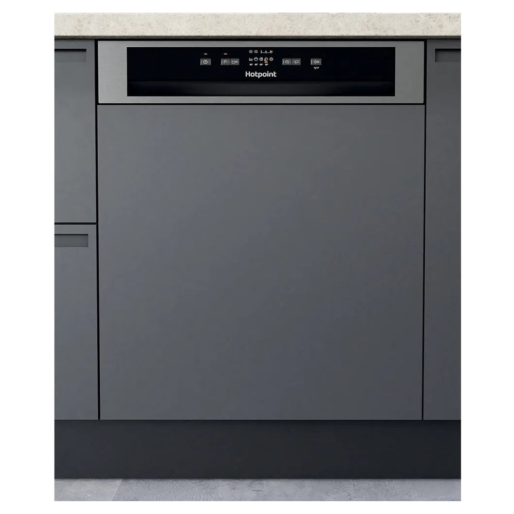 Hotpoint 60CM Built-In Standard Dishwasher - Inox | H3BL626XUK from Hotpoint - DID Electrical