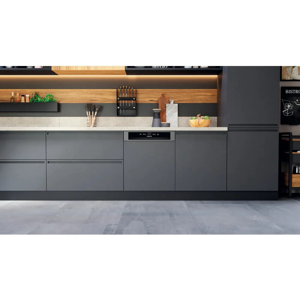 Hotpoint 60CM Built-In Standard Dishwasher - Inox | H3BL626XUK from Hotpoint - DID Electrical