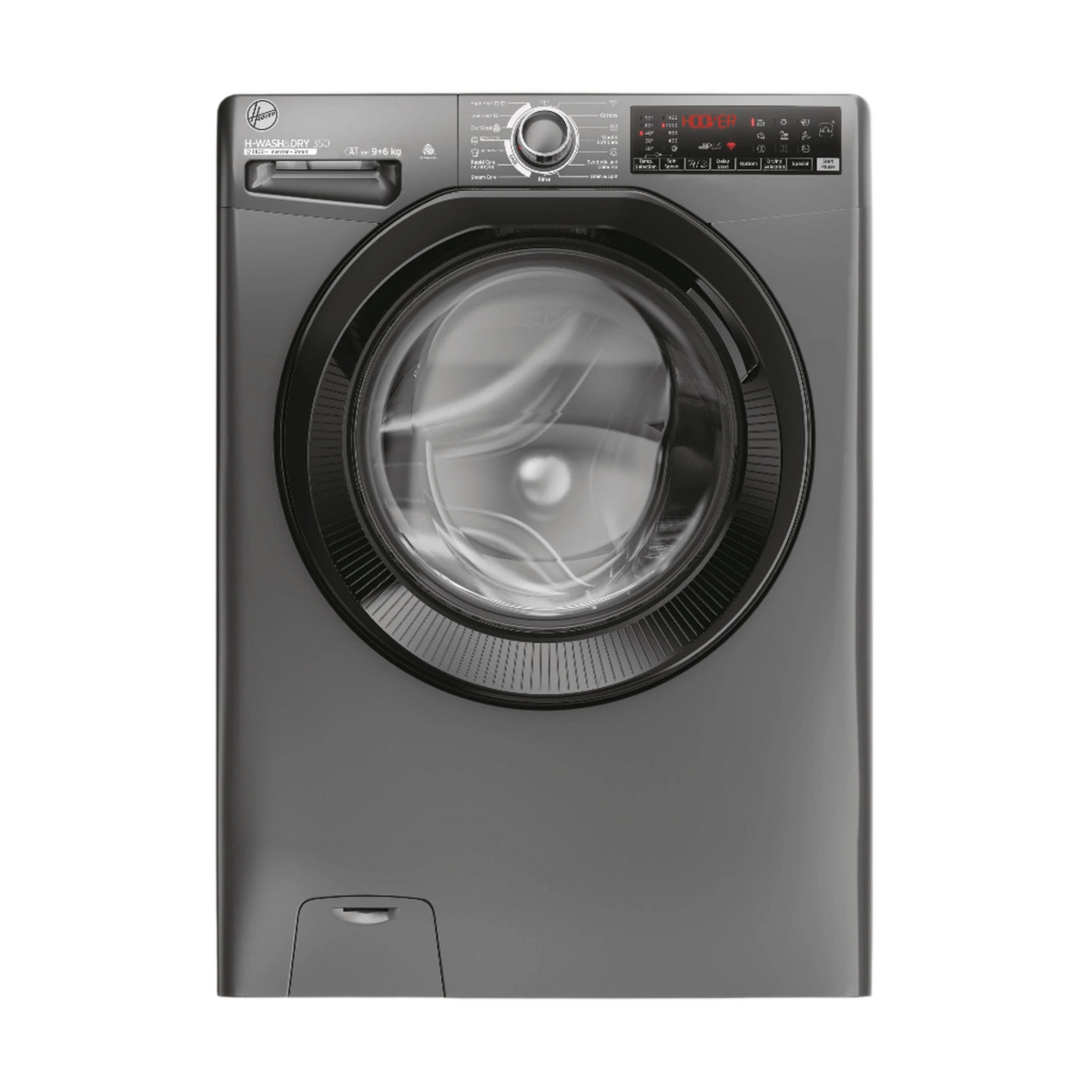 Hoover H-Wash & Dry 350 10KG/6KG 1400RPM Freestanding Washer Dryer - Anthracite | H3DPS41066TABR80