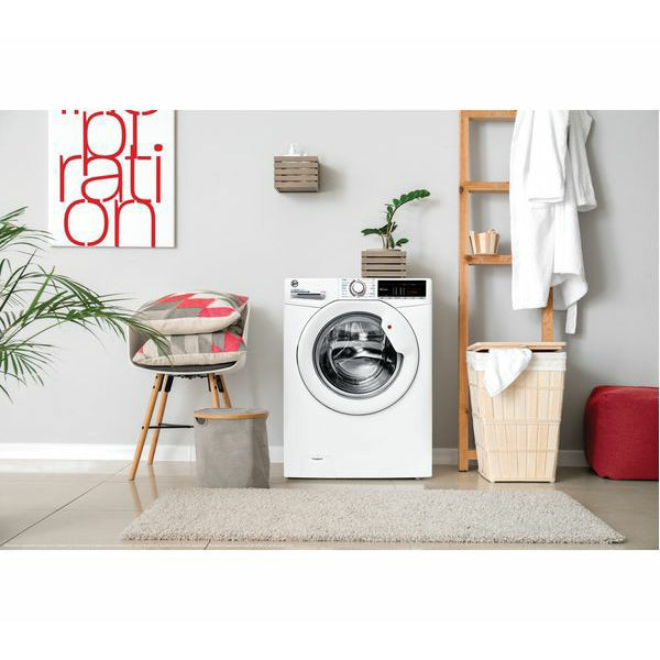 Hoover H-Wash 300 NFC 8KG 1400 RPM Freestanding Washing Machine - White | H3W48TA4/1-80 from Hoover - DID Electrical