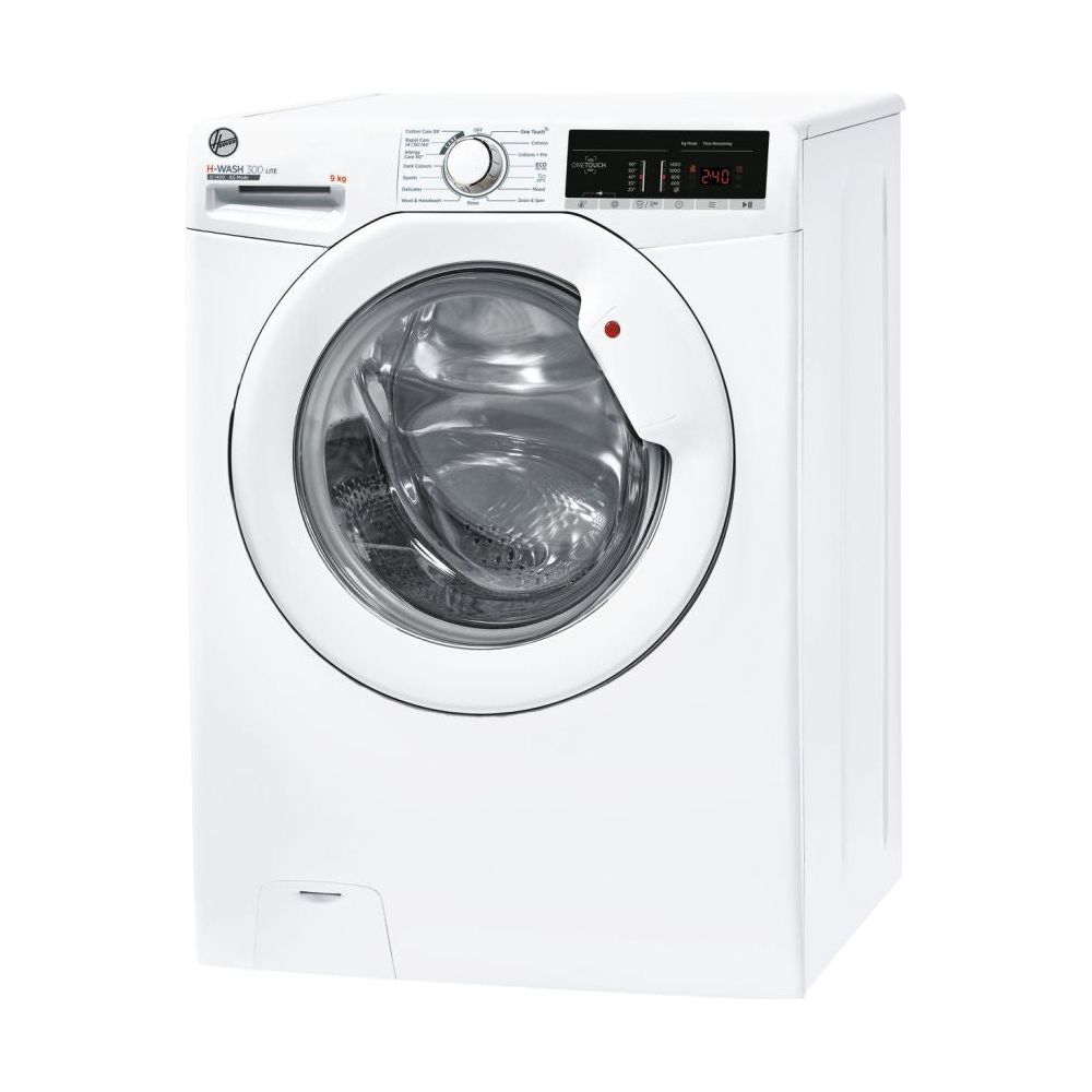 Hoover H-Wash 300 Lite 9KG 1400 RPM Freestanding Washing Machine - White | H3W 49TA4/1-80 from Hoover - DID Electrical