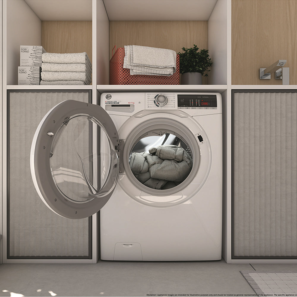 Hoover 10KG 1400RPM Freestanding Washing Machine - White | H3WO4105DA4/1-80 from Hoover - DID Electrical