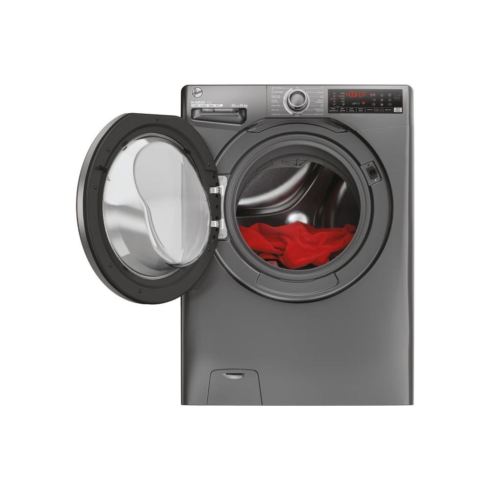 Hoover H-Wash 350 10KG 1400RPM Freestanding Washing Machine - Anthracite | H3WPS4106TAMBR80 from Hoover - DID Electrical