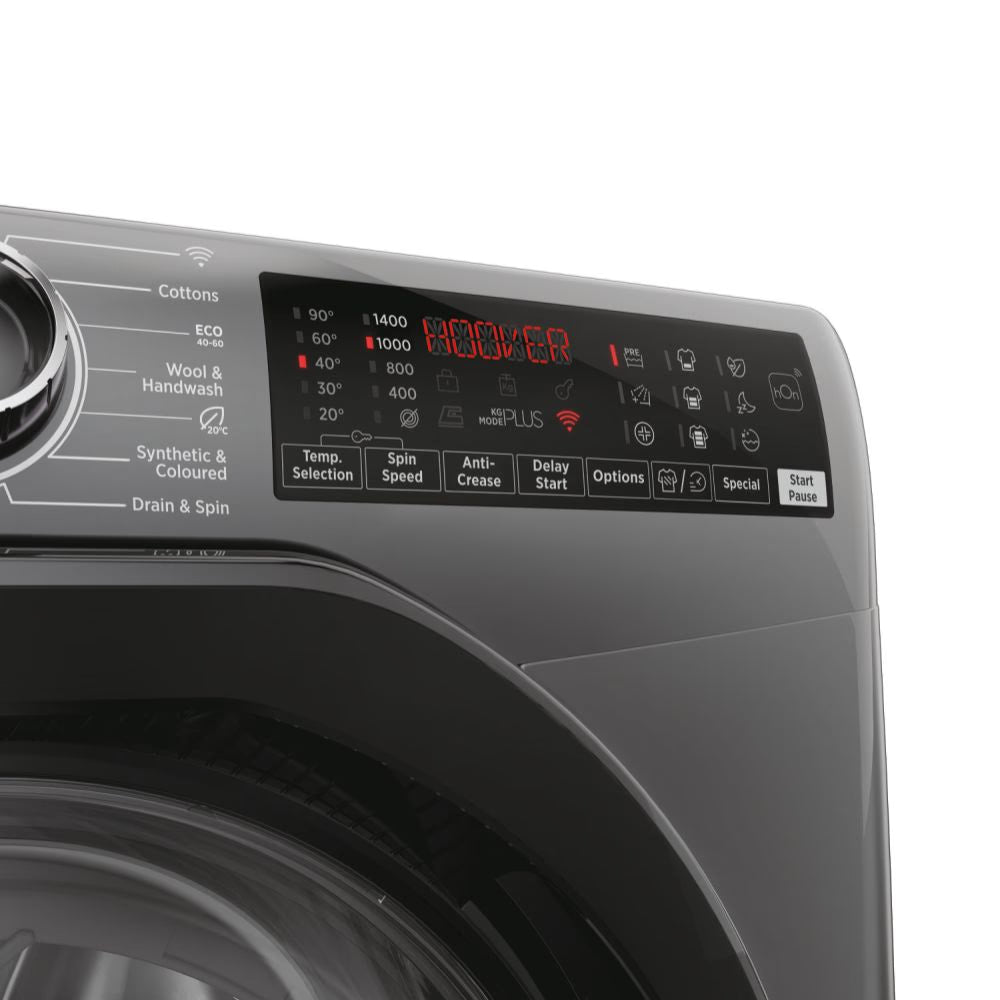 Hoover H-Wash 350 10KG 1400RPM Freestanding Washing Machine - Anthracite | H3WPS4106TAMBR80 from Hoover - DID Electrical