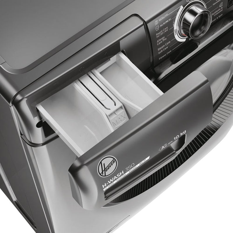 Hoover H-Wash 350 10KG 1400RPM Freestanding Washing Machine - Anthracite | H3WPS4106TAMBR80 from Hoover - DID Electrical