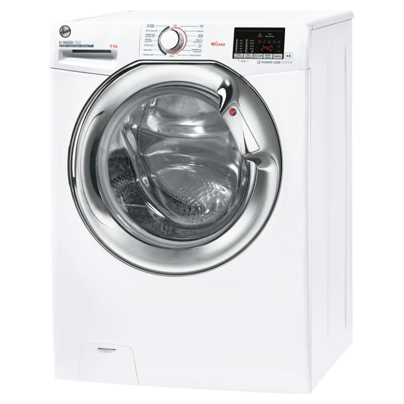 Hoover H-Wash 300 Lite 8KG Front Loader Freestanding Washing Machine - White | H3WS485DACE/1-80 from Hoover - DID Electrical