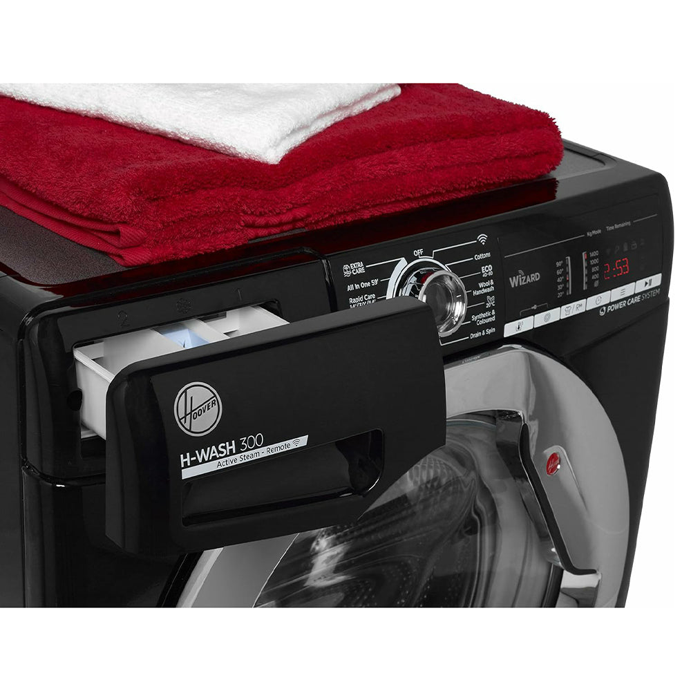 Hoover 9KG 1400 Spin Freestanding Washing Machine - Black | H3WS495TACBE from Hoover - DID Electrical