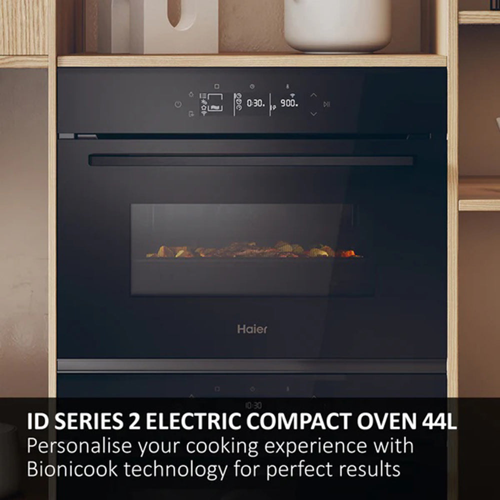Haier ID Series 2 44L Built-In Combi Microwave - Black | H4MWID29G6NQB from Haier - DID Electrical