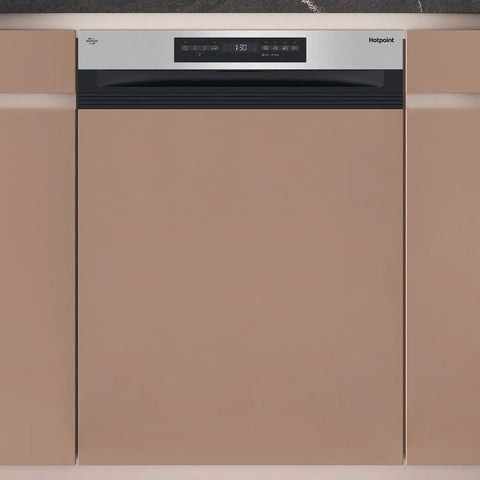 Hotpoint MaxiSpace 60CM Built-In Standard Dishwasher - Inox | H5PC15M6UK