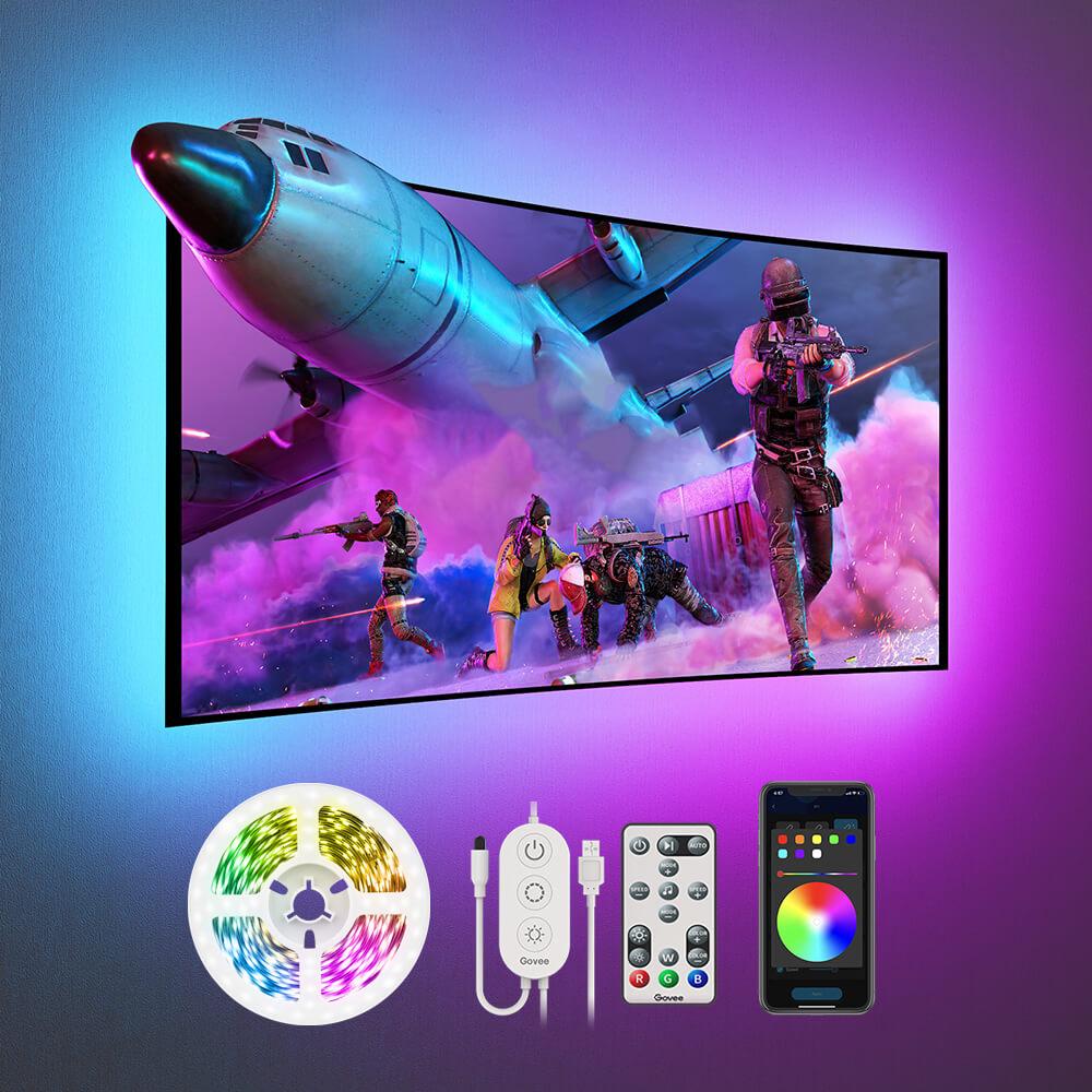 Govee RGB Bluetooth LED Backlight for 46-60" TVs | H61790A1-OF-UK from Govee - DID Electrical