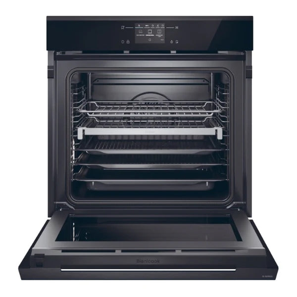 Haier Series 6 78L Built-In Multifunction Electric Single Oven - Black | H6 ID66C3HTB1 from Haier - DID Electrical