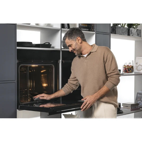 Haier Series 6 78L Built-In Multifunction Electric Single Oven - Black | H6 ID66C3HTB1 from Haier - DID Electrical