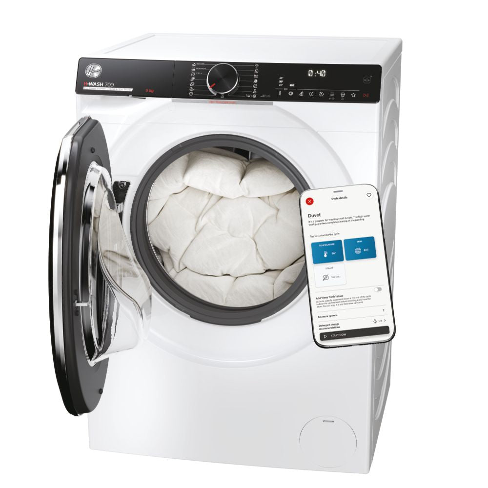 Hoover H-Wash 700 9KG 1600 RPM Freestanding Washing Machine - White| H7W 69MBC-80 from Hoover - DID Electrical