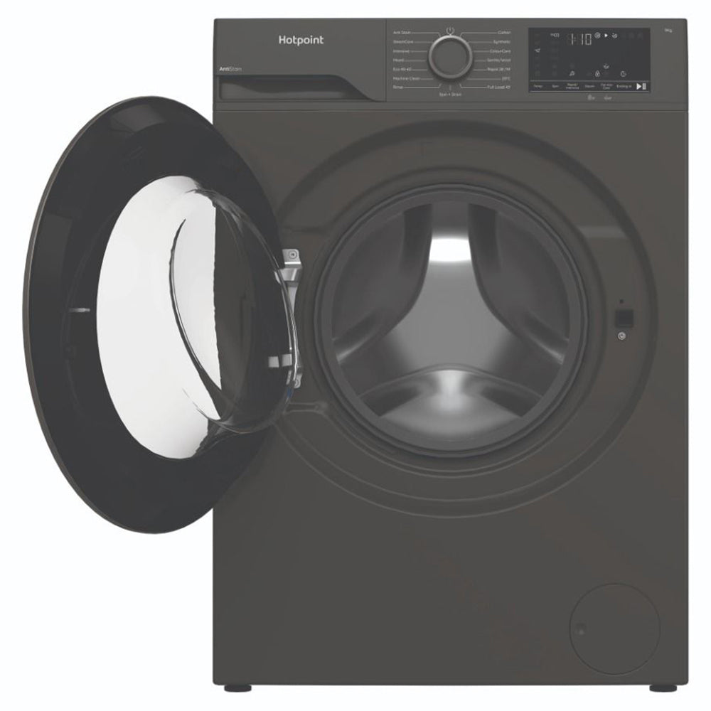 Hotpoint 9KG 1400RPM Freestanding Washing Machine - Graphite | H 91G ANTI STAIN IRE from Hotpoint - DID Electrical