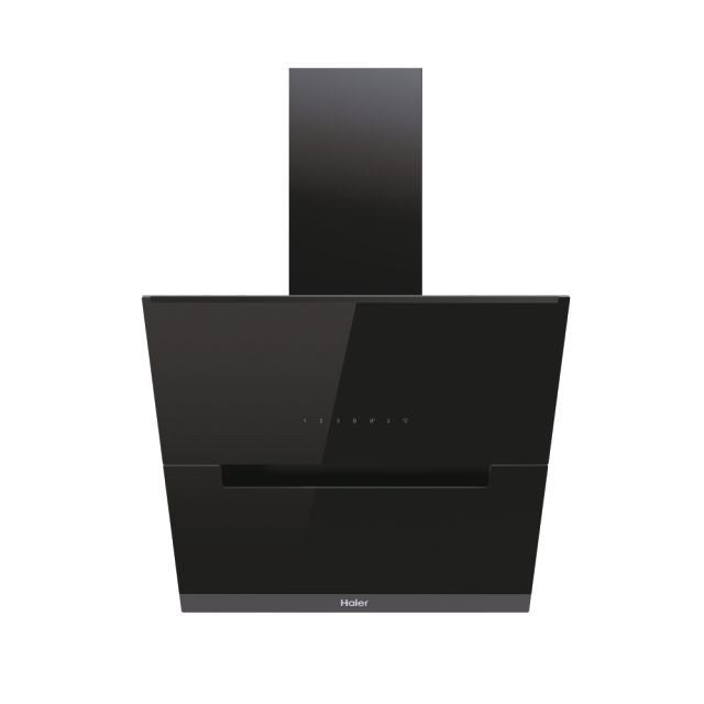 Haier I-Link 60CM Chimney Cooker Hood - Black | HADG6DS46BWIFI from Haier - DID Electrical