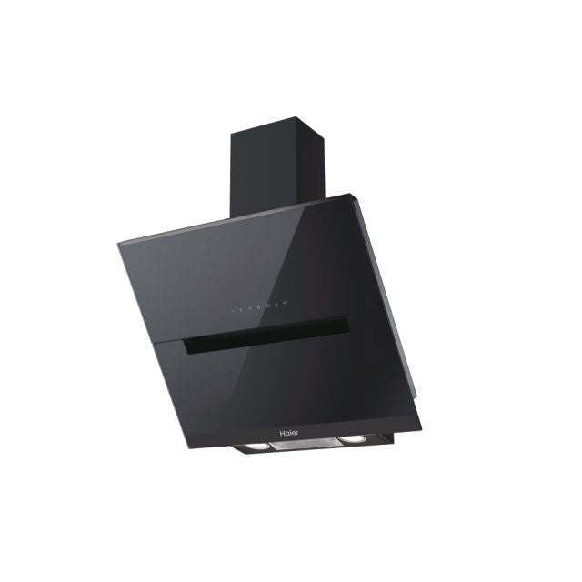 Haier I-Link 60CM Chimney Cooker Hood - Black | HADG6DS46BWIFI from Haier - DID Electrical