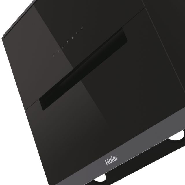 Haier I-Link 60CM Chimney Cooker Hood - Black | HADG6DS46BWIFI from Haier - DID Electrical