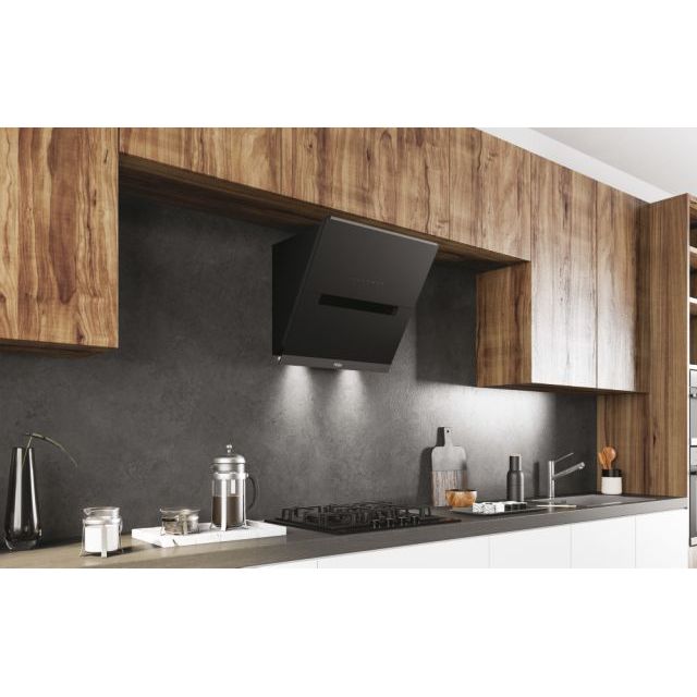 Haier I-Link 60CM Chimney Cooker Hood - Black | HADG6DS46BWIFI from Haier - DID Electrical