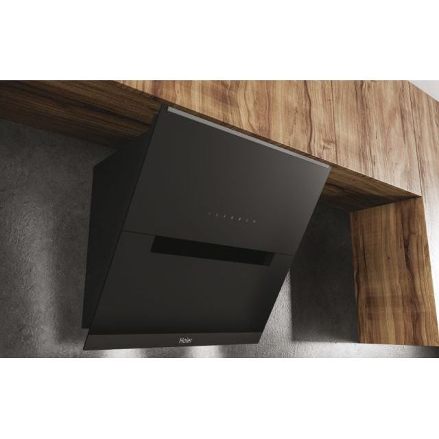 Haier I-Link 60CM Chimney Cooker Hood - Black | HADG6DS46BWIFI from Haier - DID Electrical