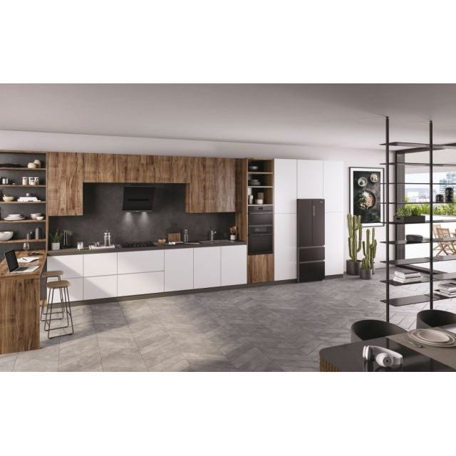 Haier I-Link 60CM Chimney Cooker Hood - Black | HADG6DS46BWIFI from Haier - DID Electrical