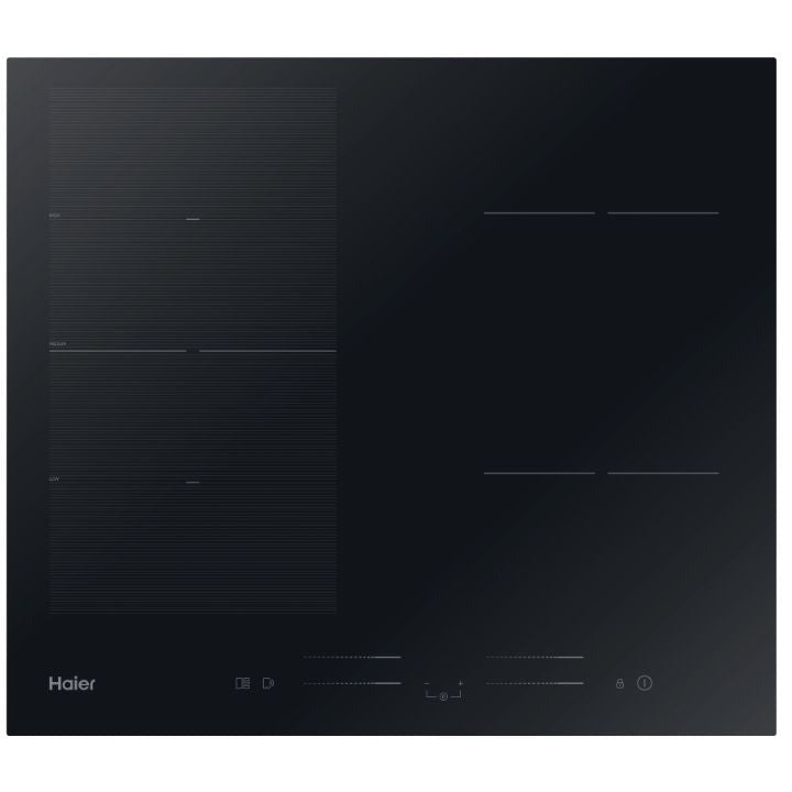 Haier Series 4 60cm 4 Zone Electric Ceramic Hob with Touch Control - Black | HAFRSJ64MC from Haier - DID Electrical