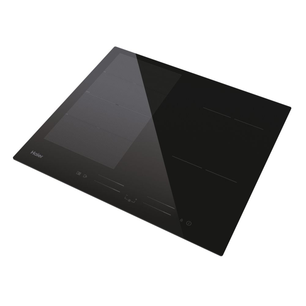 Haier Series 4 60cm 4 Zone Electric Ceramic Hob with Touch Control - Black | HAFRSJ64MC from Haier - DID Electrical