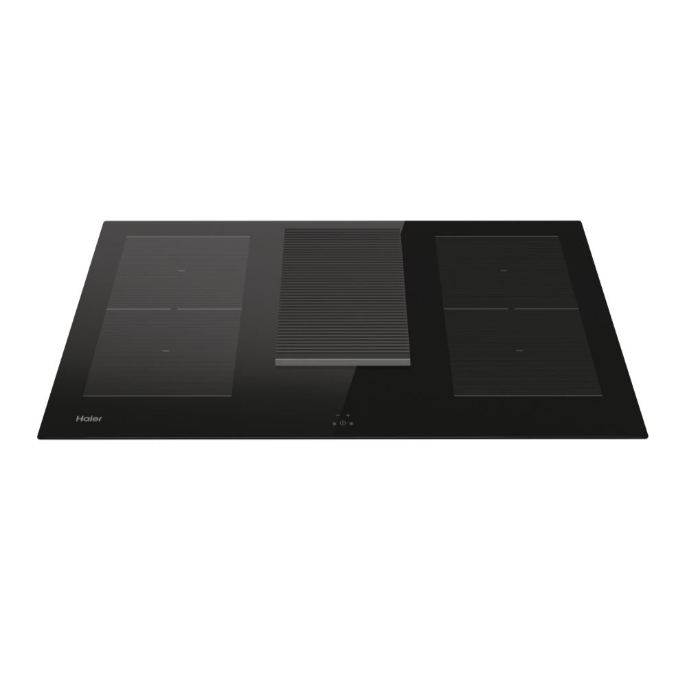 Haier I-Dual Series 6 83cm 4 Zone Electric Induction Vented Hob- Black | HAIH8IFMCF from Haier - DID Electrical