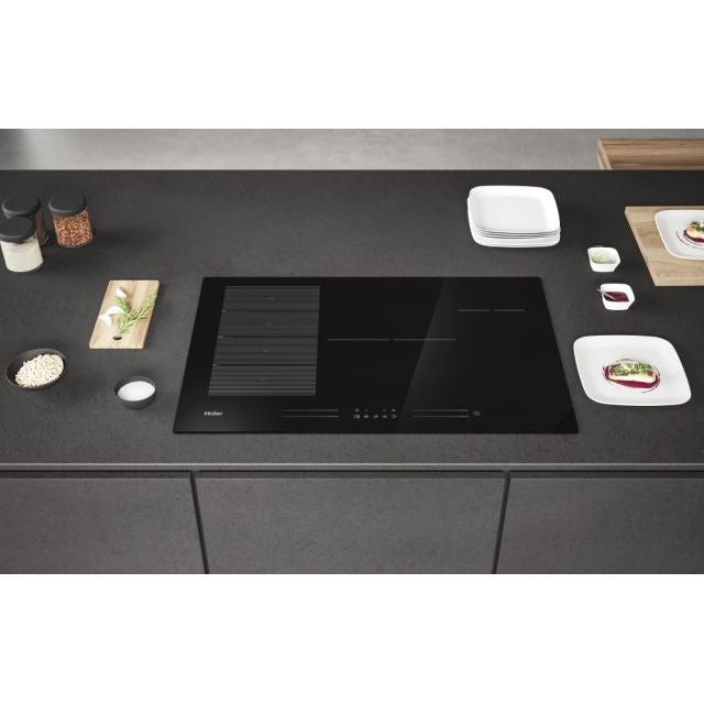 Haier 6 Series 80cm Built-In Induction Hob - Black | HAMTSJ86MC/1 from Haier - DID Electrical