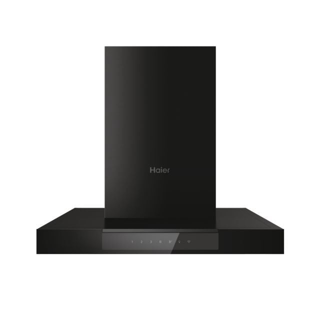 Haier I-Link 60CM Chimney Cooker Hood - Black | HATS6DS46BWIFI from Haier - DID Electrical