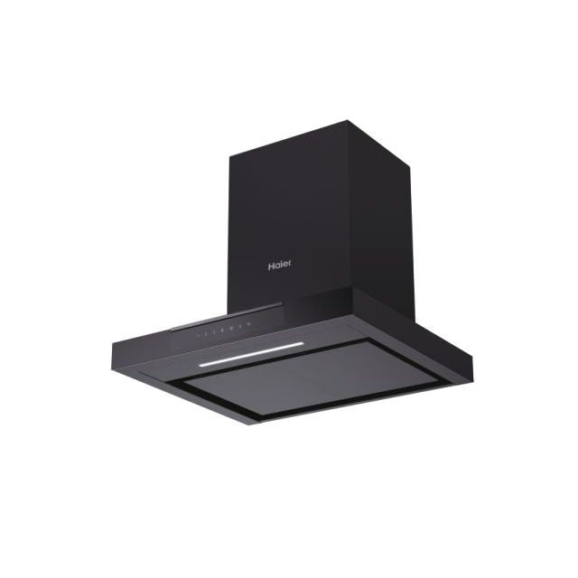 Haier I-Link 60CM Chimney Cooker Hood - Black | HATS6DS46BWIFI from Haier - DID Electrical
