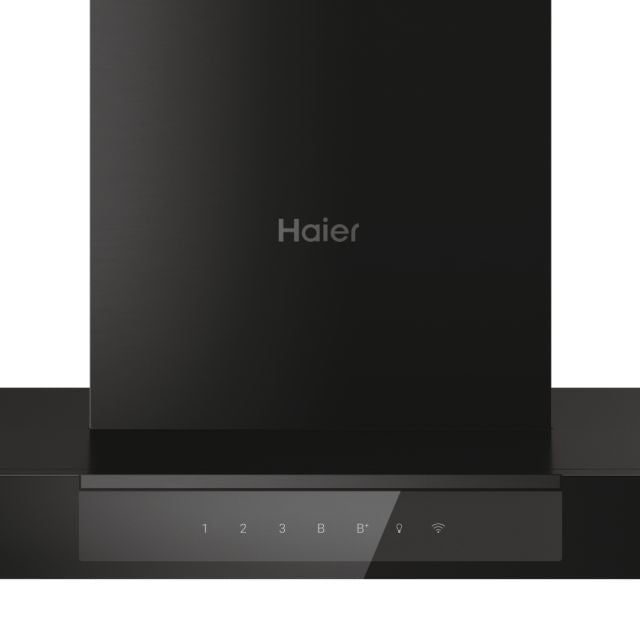 Haier I-Link 60CM Chimney Cooker Hood - Black | HATS6DS46BWIFI from Haier - DID Electrical