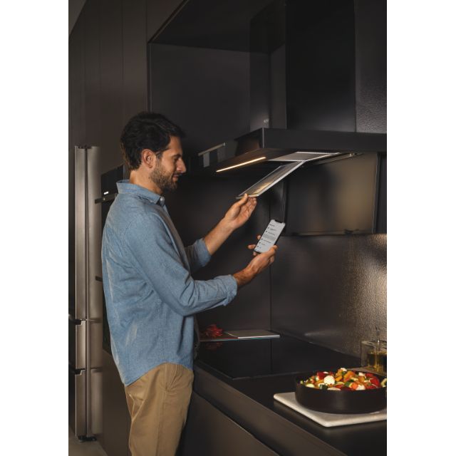 Haier I-Link 90CM Chimney Cooker Hood - Black | HATS9DS46BWIFI from Haier - DID Electrical