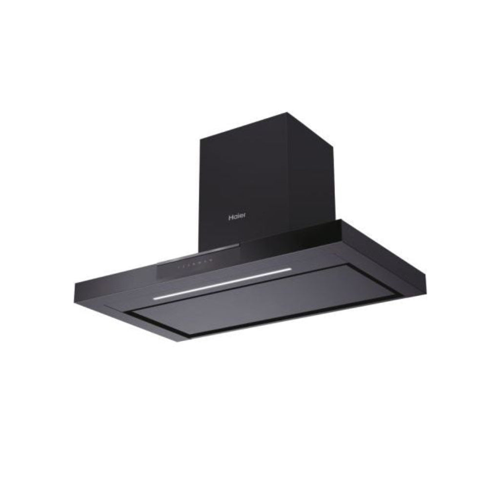 Haier I-Link 90CM Chimney Cooker Hood - Black | HATS9DS46BWIFI from Haier - DID Electrical