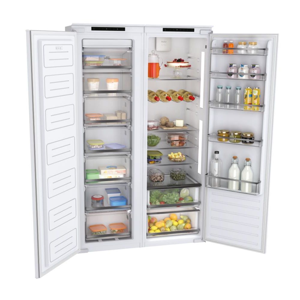 Haier UP 55 Series 6 200L Frost Free Built-in Upright Freezer - White | HAUN518EWK from Haier - DID Electrical