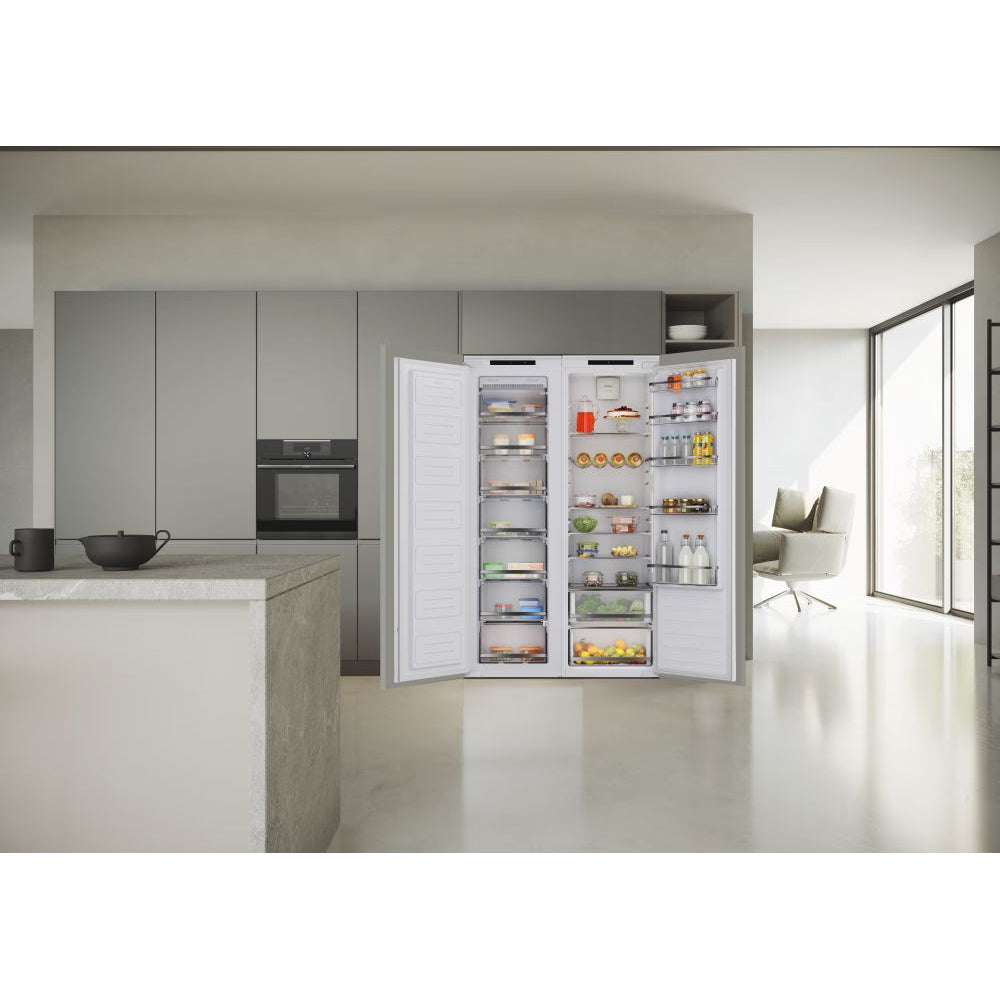 Haier UP 55 Series 6 200L Frost Free Built-In Upright Freezer - White | HAUN518EWK from Haier - DID Electrical