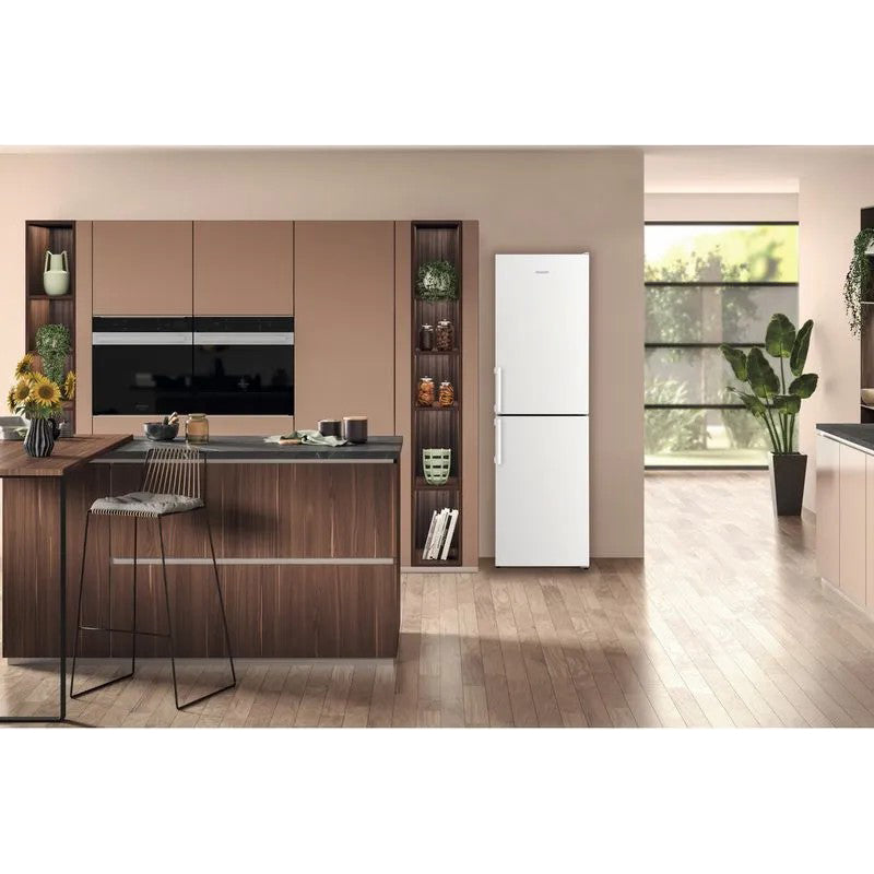 Hotpoint 287L Low  Frost Free Freestanding Fridge Freezer - White | HB55 732 W UK from Hotpoint - DID Electrical