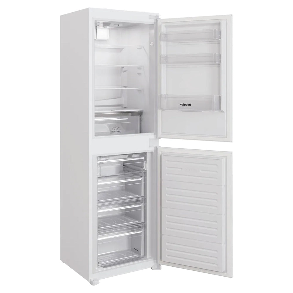 Hotpoint 230L No Frost Integrated Fridge Freezer - White | HBC18 5050 F2 from Hotpoint - DID Electrical