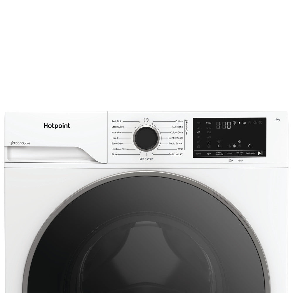 Hotpoint 12KG 1300RPM Freestanding Washing Machine - White | HBCA123CAREUK
