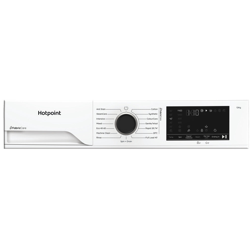 Hotpoint 12KG 1300RPM Freestanding Washing Machine - White | HBCA123CAREUK