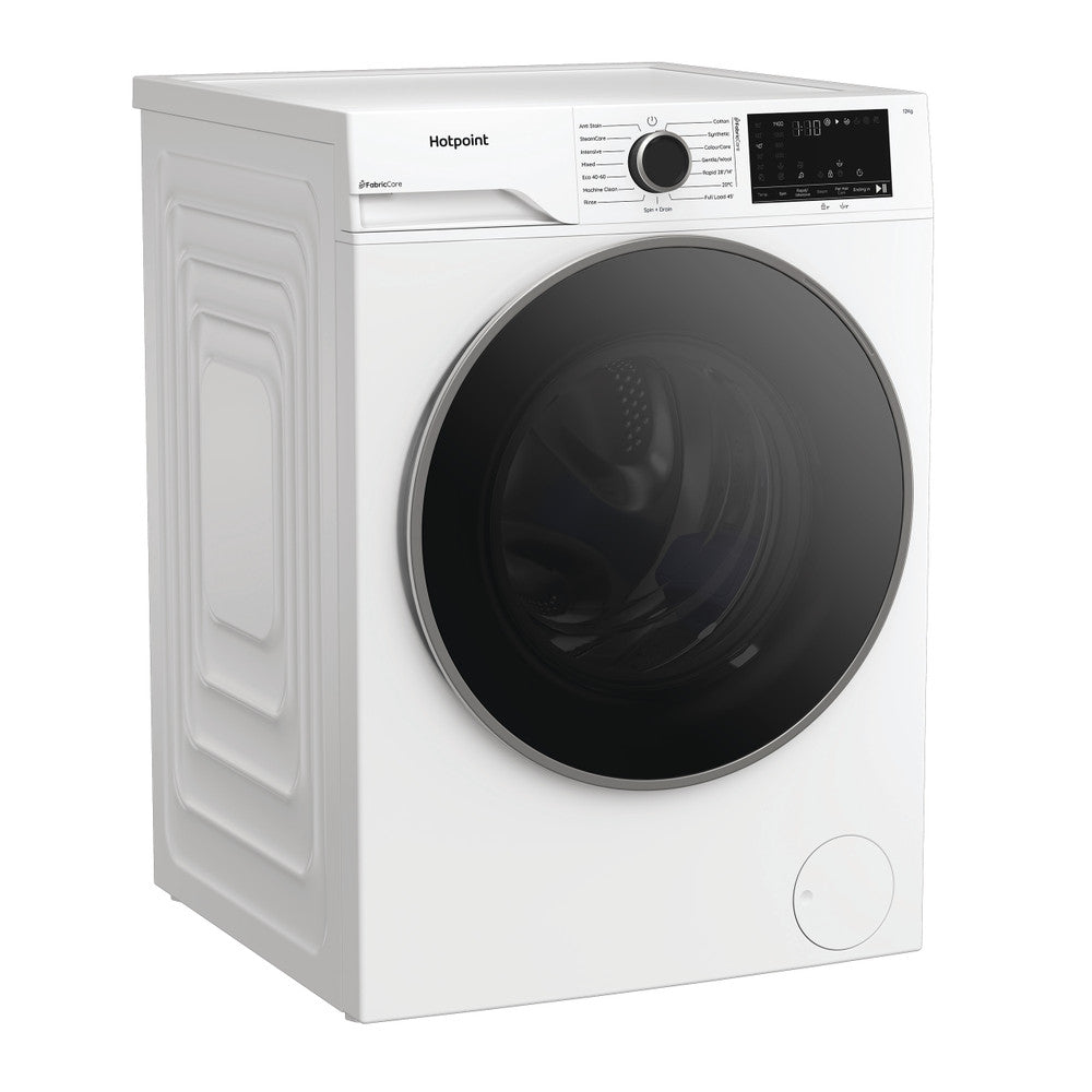 Hotpoint 12KG 1300RPM Freestanding Washing Machine - White | HBCA123CAREUK