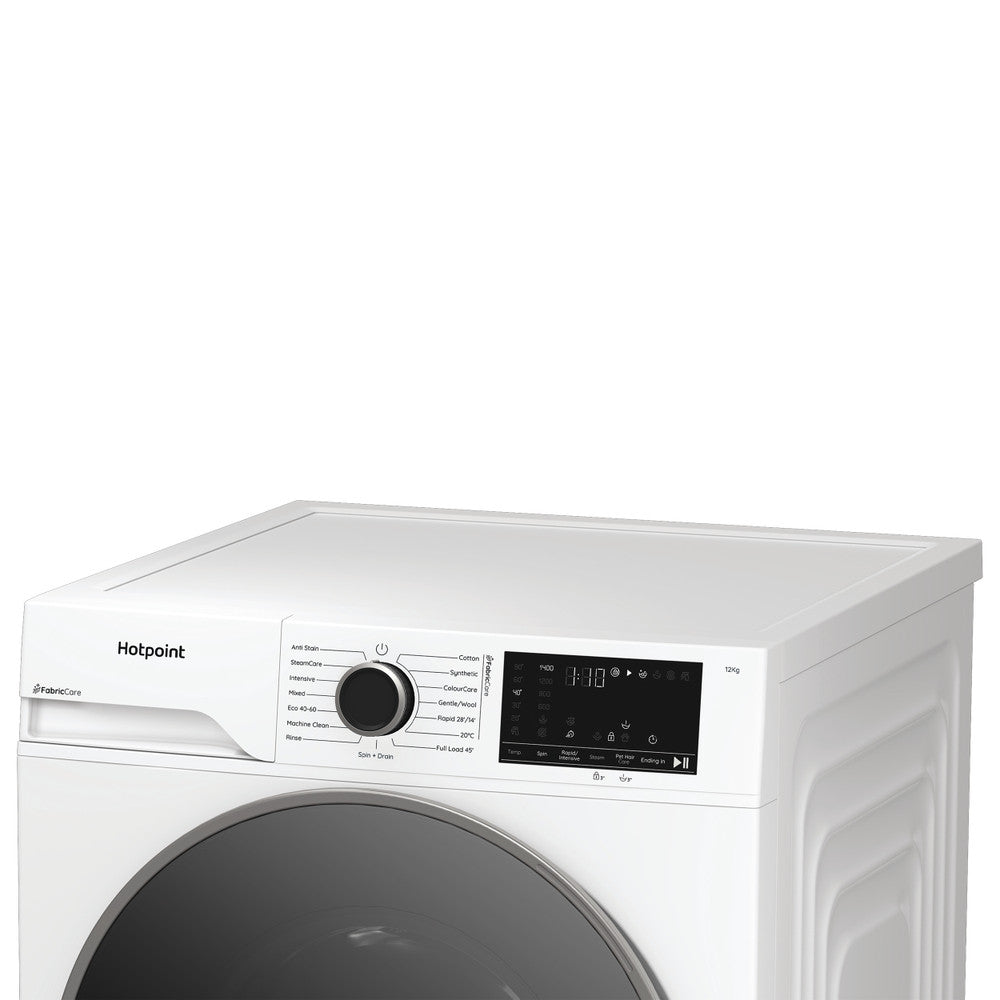 Hotpoint 12KG 1300RPM Freestanding Washing Machine - White | HBCA123CAREUK