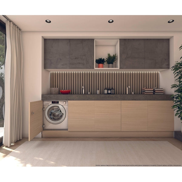 Hoover H-Wash & Dry 300 Lite 9KG/5KG 1400RPM Built-In Washer Dryer - White | HBD 495D14/1-80