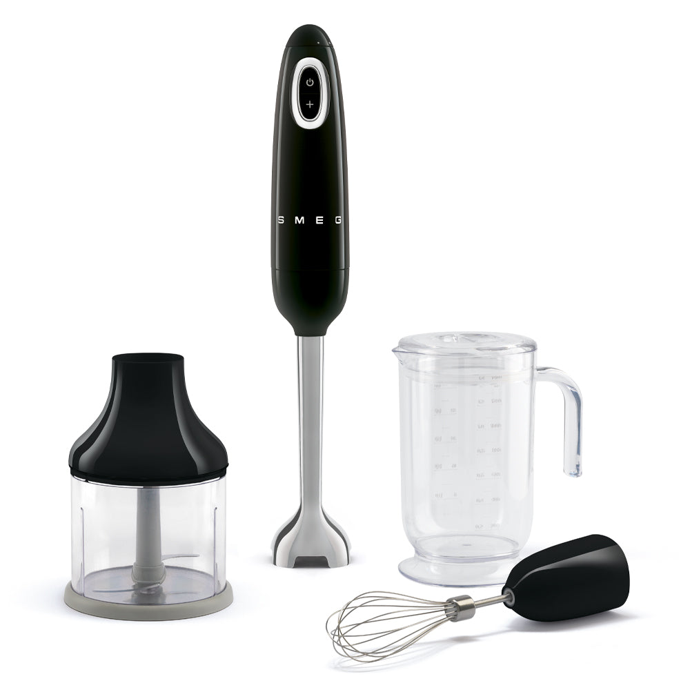 Smeg 50's Style 700W Hand Blender - Black | HBF03BLUK from Smeg - DID Electrical