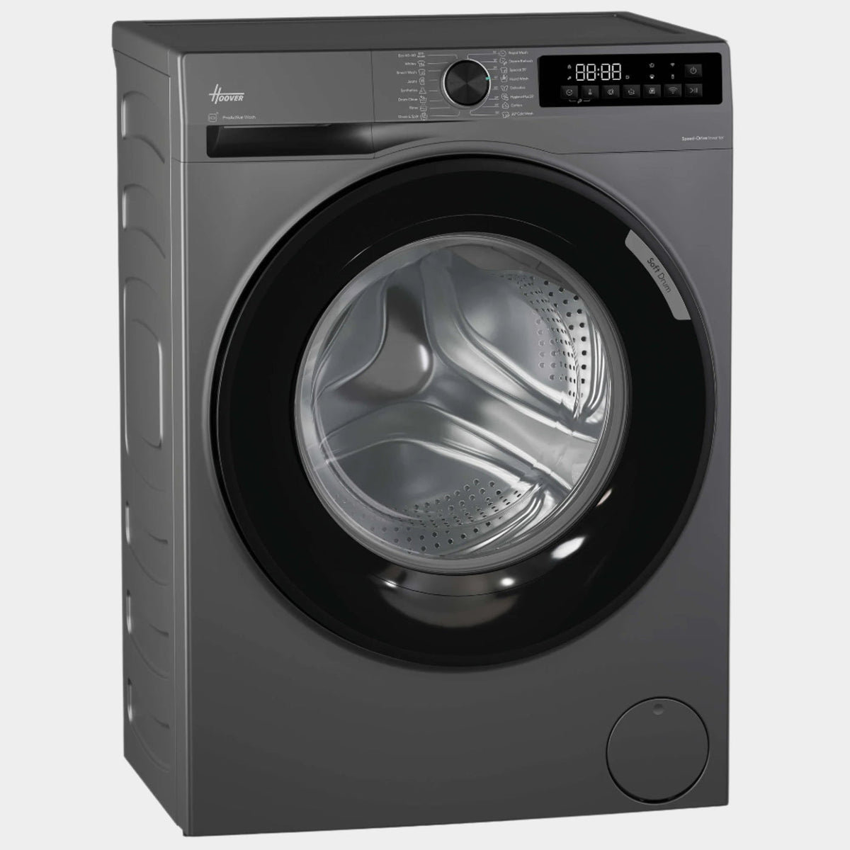 Hoover Pro Wash Series 3 10KG 1400RPM Freestanding Washing Machine - Graphite | HBR 410BL8G-80