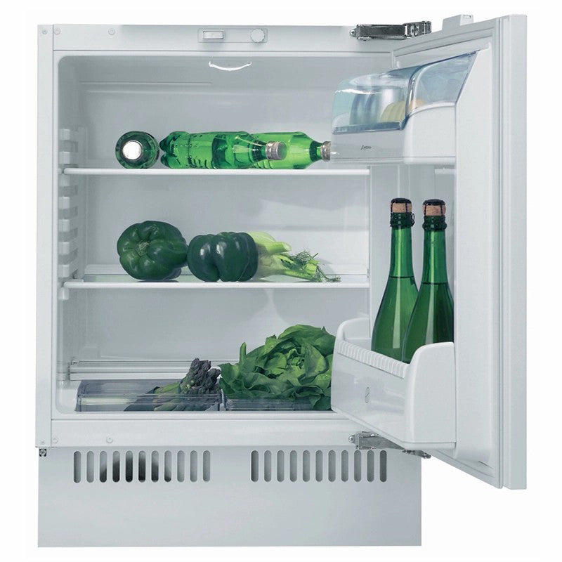 Hoover 135L Built-In Under Counter Larder Fridge - White | HBRUP 160 NKE from Hoover - DID Electrical
