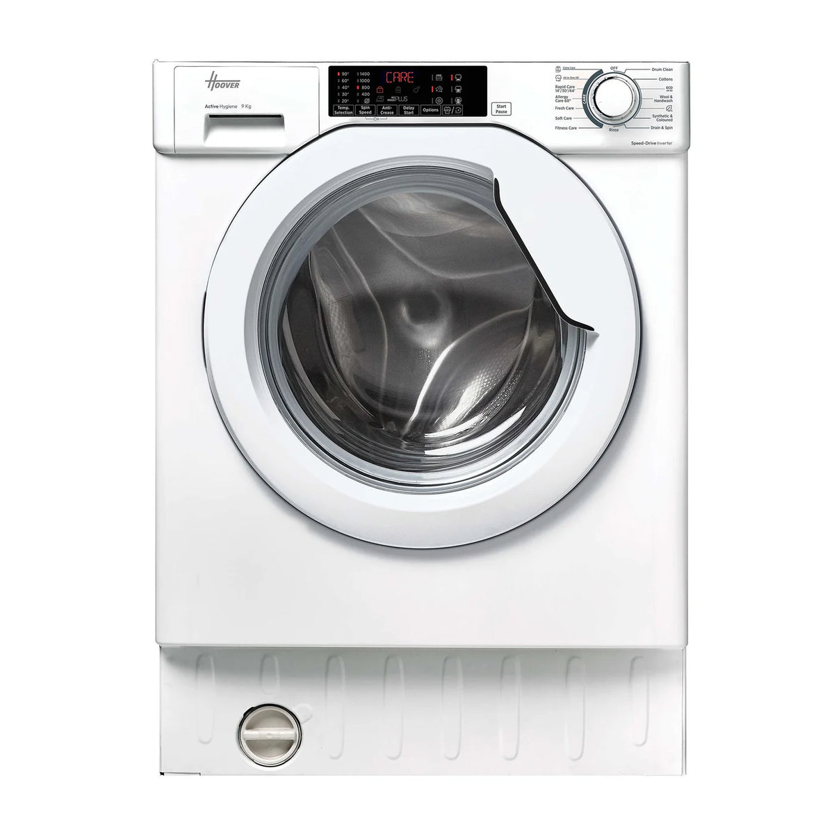 Hoover H-Wash 300 9KG 1400RPM Built-In Washing Machine - White | HBW 49TAMEJ-80